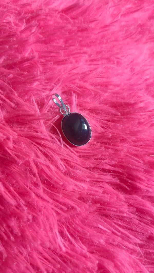 Black Thermoline, thermoline pendant, crystal pendant, spiritual jewelry, energy pendant, protection stone, healing crystal, grounding crystal, negative energy remover, aura protection, chakra pendant, gemstone pendant, black crystal, energy balance pendant, meditation jewelry