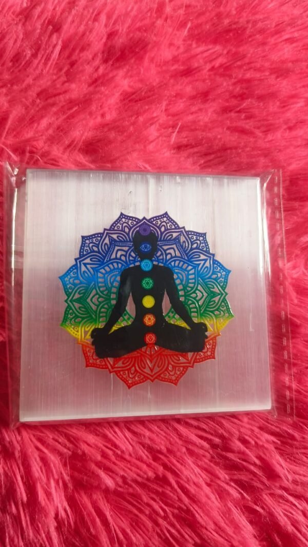 selenite plate, crystal charger, energy cleansing plate, selenite charging slab, crystal recharging tool, healing stone plate, aura cleansing, chakra alignment, spiritual accessories, reiki tool, meditation crystal, crystal grid base, selenite crystal, gemstone energizer, energy plate
